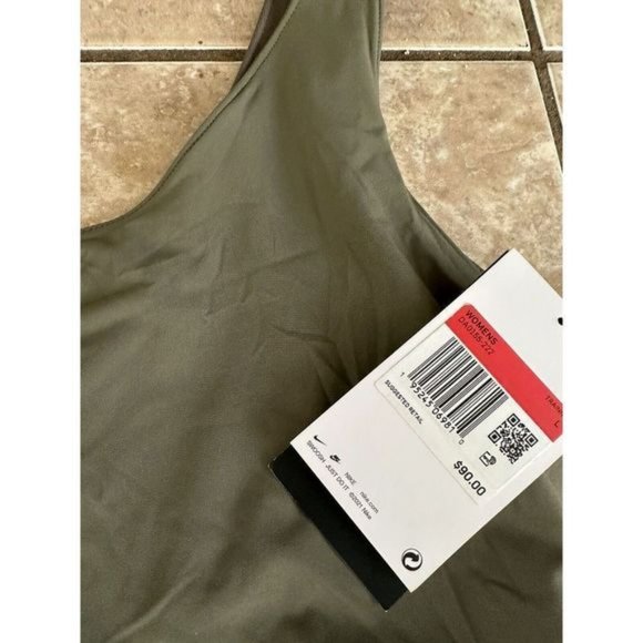 NWT Nike L Training Skort Dress Olive Green Slim Fit $90 - Picture 4 of 8